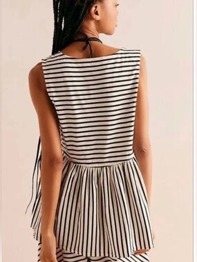 Free People Beach Julie Striped Tunic Size X Small